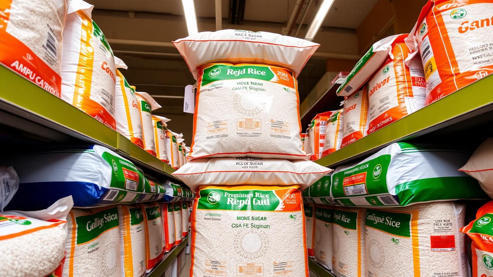 Premium rice & sugar